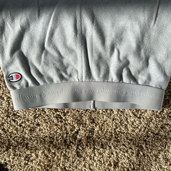Champion Women's Light Gray Leggings with Logo - Picture 4 of 4